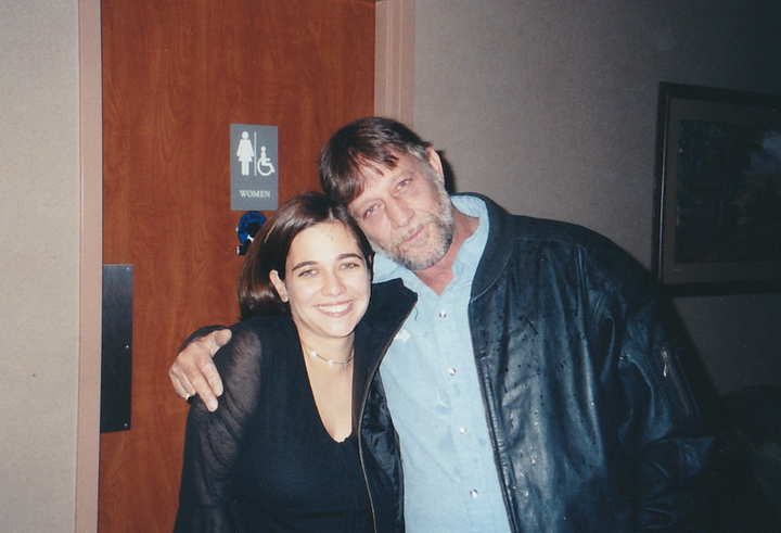 The author and David at their last meeting in 2002, when she made the difficult decision to cut him out of her life.