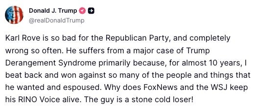 Donald Trump on Truth Social