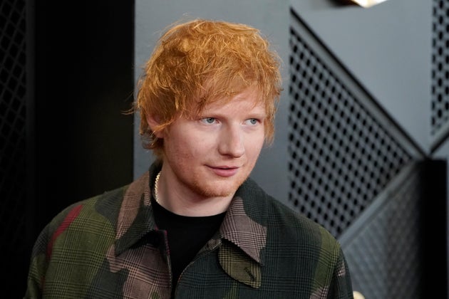 Ed Sheeran at the 2024 Grammys