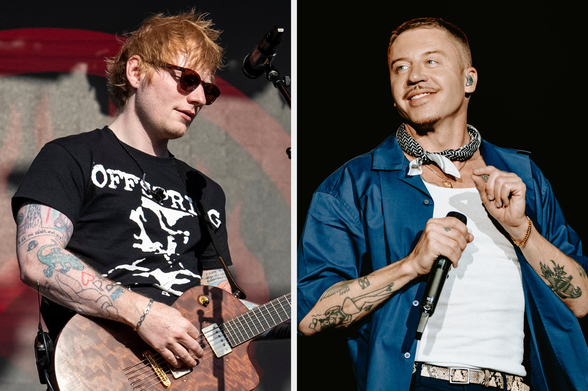 Ed Sheeran's Support Acts And Backing Band Pull Out Of Tour After Macklemore Controversy