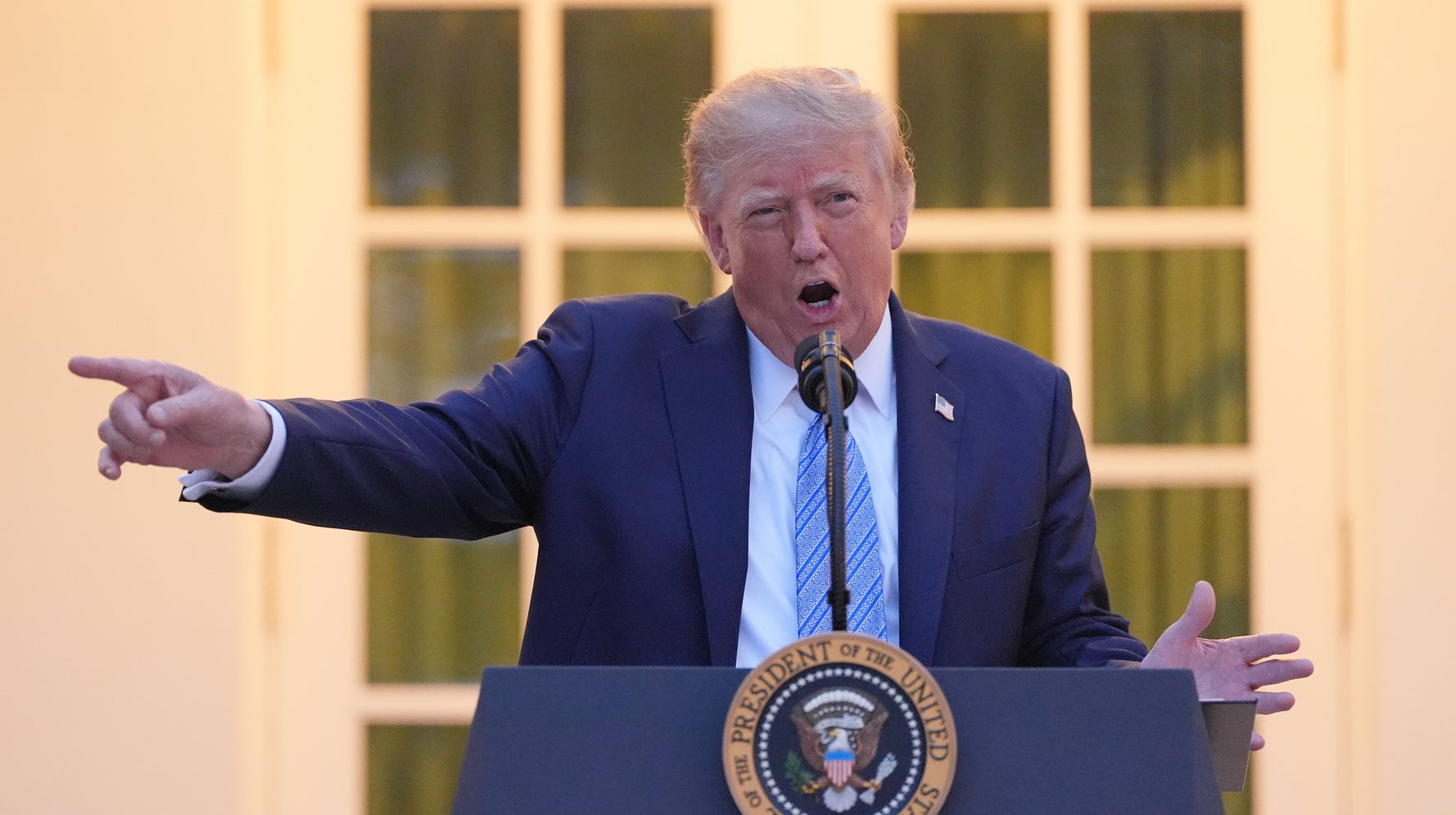 President Trump has previously clashed with the White House press corps since returning to office in 2025.