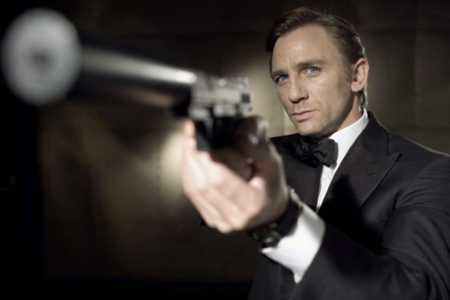 Daniel Craig in the 2006 James Bond movie Casino Royale