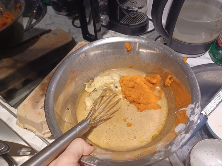 Banana pumpkin bread