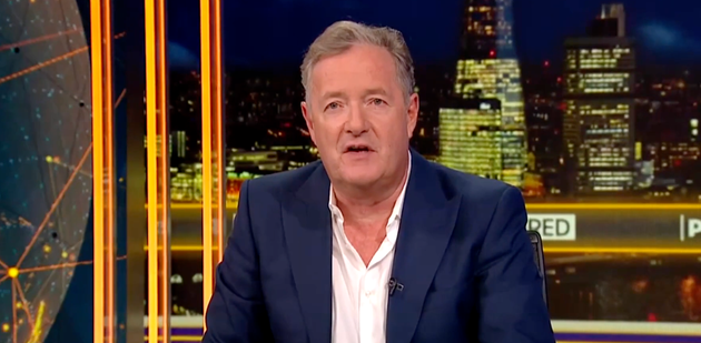 Piers Morgan on his YouTube channel earlier this week