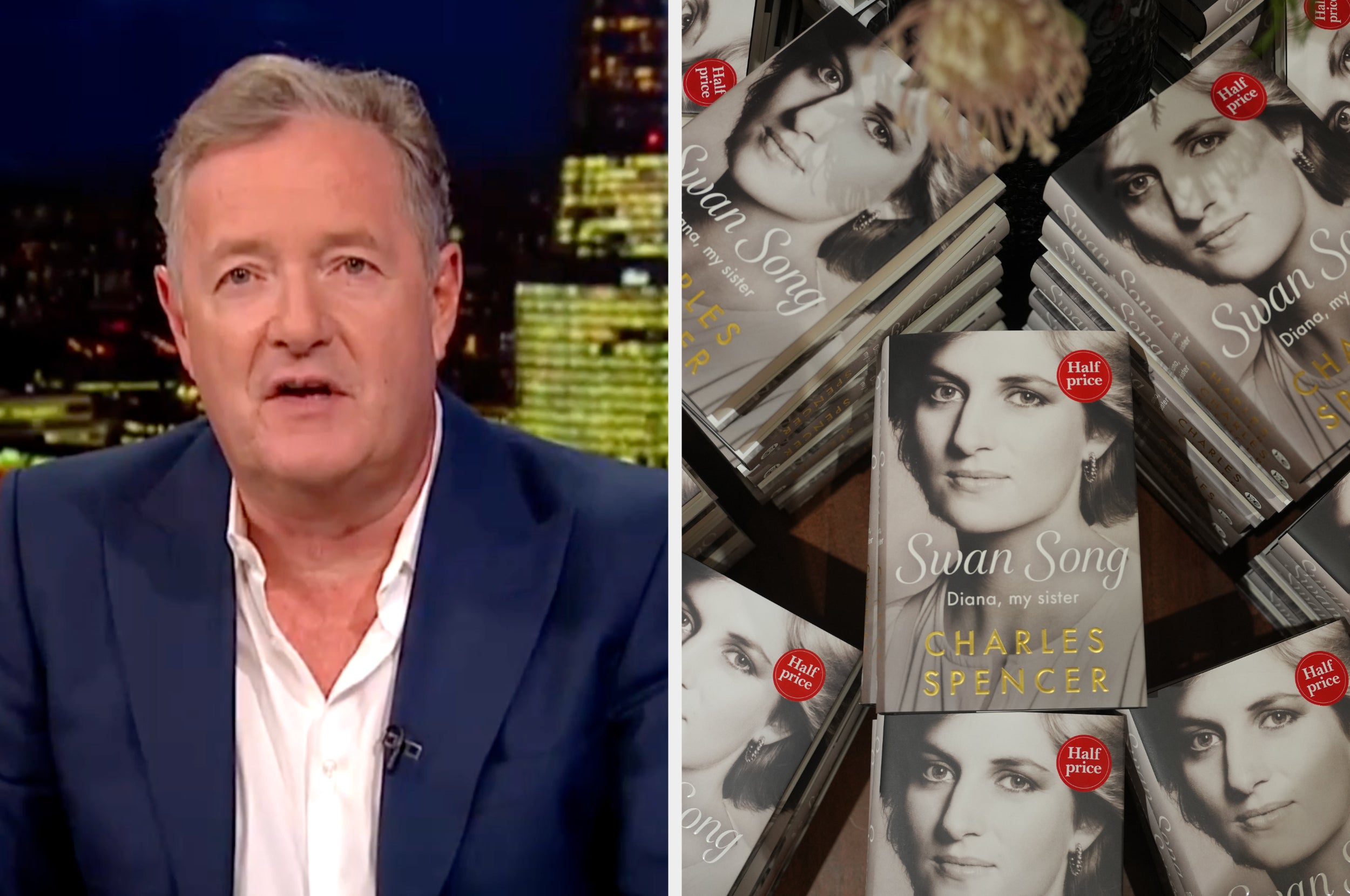 Piers Morgan Threatens Legal Action Over 'Bulls**t' Claims In Earl Spencer Diana Book