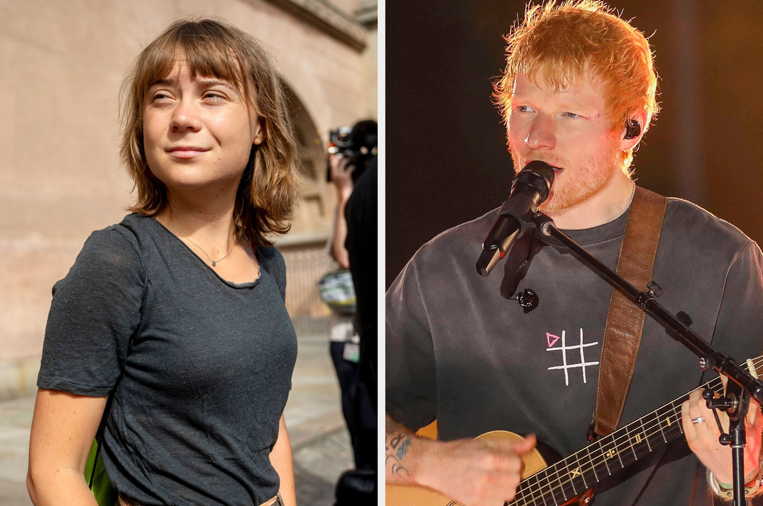 Greta Thunberg Calls Out Ed Sheeran's 'Lack Of Spine' Amid Tour Controversy
