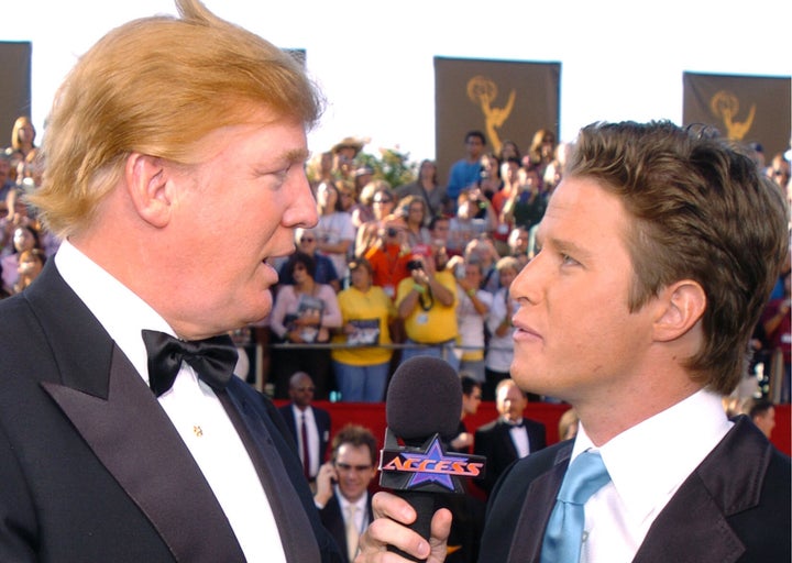 Donald Trump and Billy Bush pictured at the Emmys in 2004.