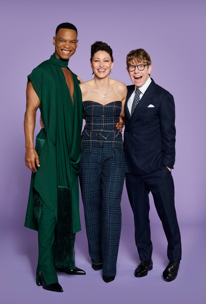 Strictly Come Dancing's new hosts Johannes Radebe, Emma Willis and Josh Widdicombe
