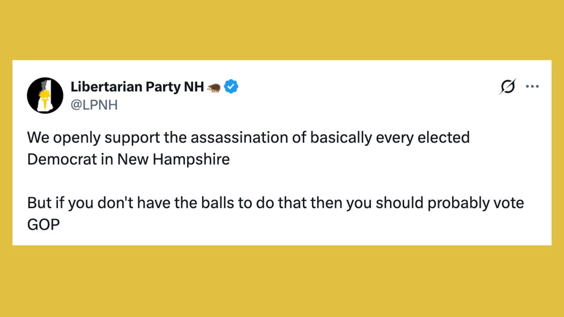 N.H. Libertarian Party posts calling for 'assassination' of elected Democrats
