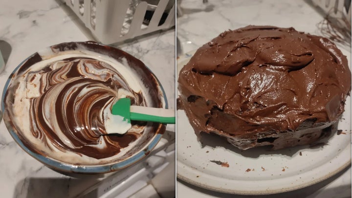Old fashioned chocolate cake