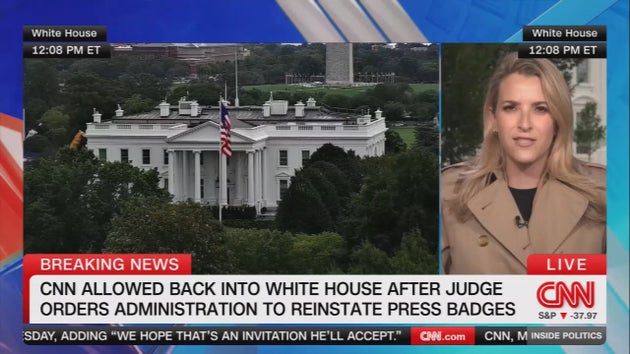 CNN’s Betsy Klein reports from the grounds of the White House.