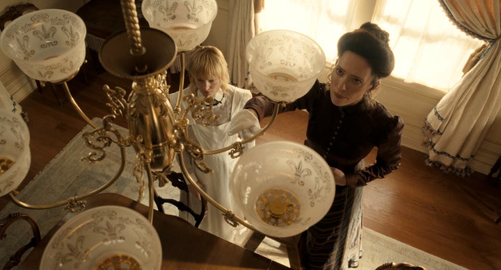 Vicky Krieps as Bridget "Maggie" Sullivan and Rebecca Hall as Abby Borden in the new season of Monster