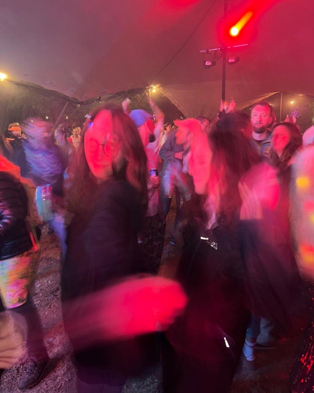 The perfect documentation of night one’s levels of fun. 