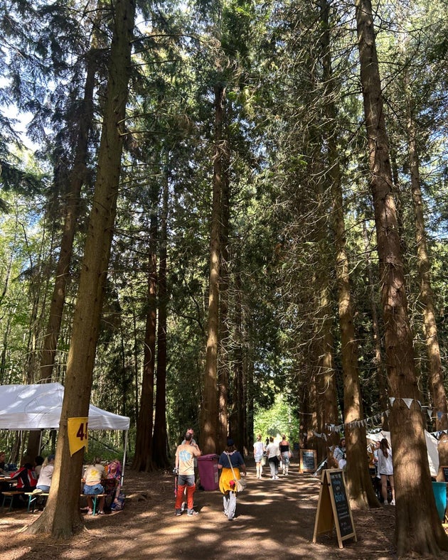 The festival is held in a forest in Sevenoaks, with limited tickets to avoid overcrowding and having to queue all weekend.