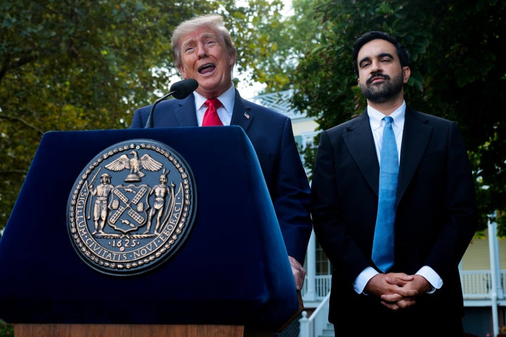 President Donald Trump and New York City Mayor Zohran Mamdani hold a joint news conference after a meeting at Gracie Mansion on September 21, 2026.