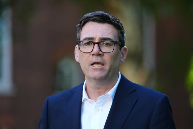 Britain's Prime Minister Andy Burnham gives a speech during a reception at 10 Downing Street, London, Monday Sept. 21, 2026