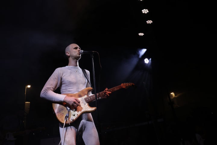 JMSN performs during AudioJack Music Fest 2026 at The Lincoln Factory in Detroit in August.
