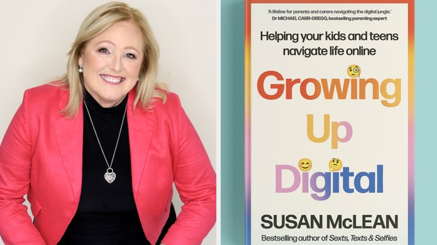 Susan McLean and her new book, Growing Up Digital