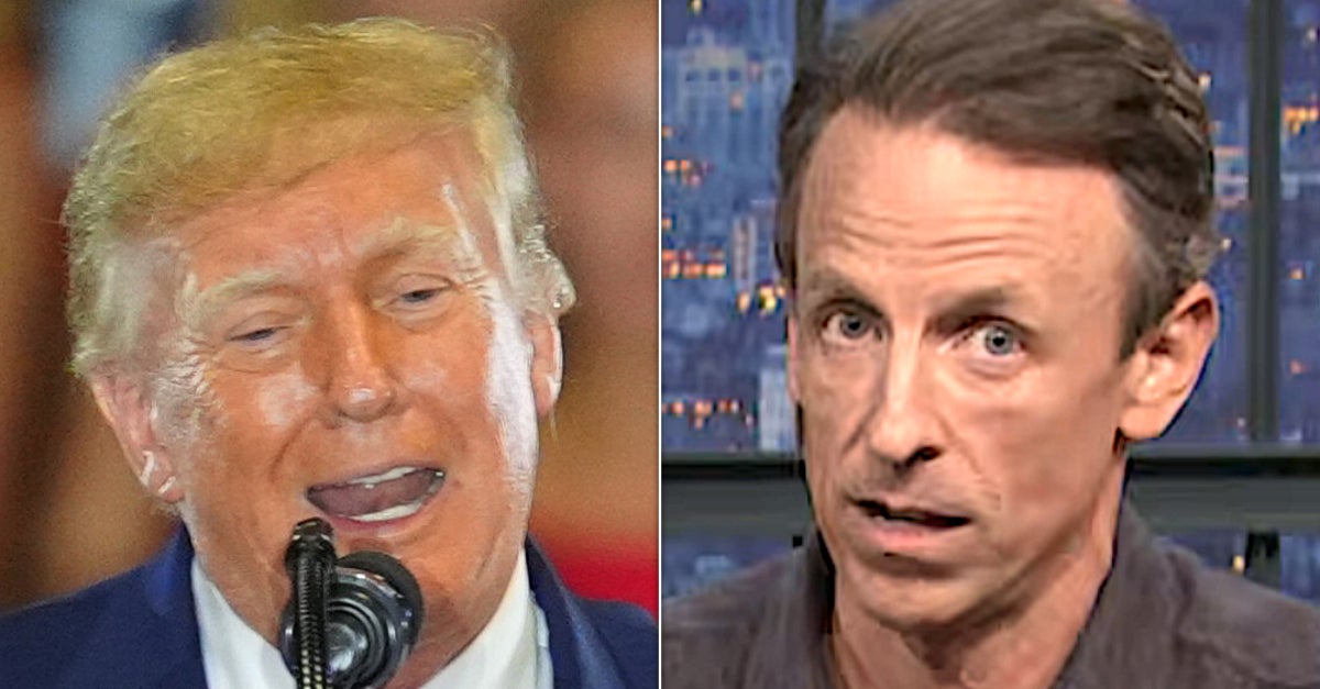 „Natürlich lügt er verdammt noch mal“: Seth Meyers zerpflückt Trumps ...