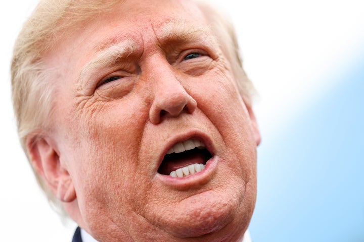 Donald Trump, pictured Thursday in Dallas, accused Time magazine of being too negative during an interview.