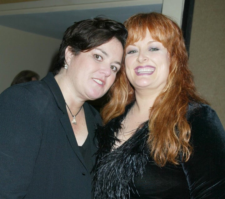 Rosie O'Donnell, left, with pal Wynonna Judd in 2002. 
