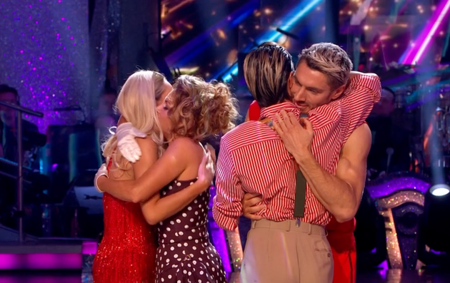Jaime Winstone was saved by the judges after the first dance-off of the series