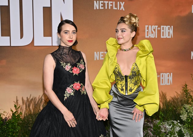 Zoe Kazan and Florence Pugh at the premiere of East Of Eden last week