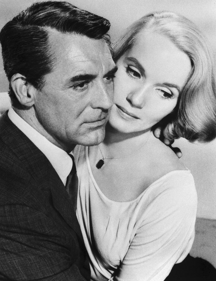 Cary Grant and Eva Marie Saint in a publicity still for the movie, "North by Northwest."