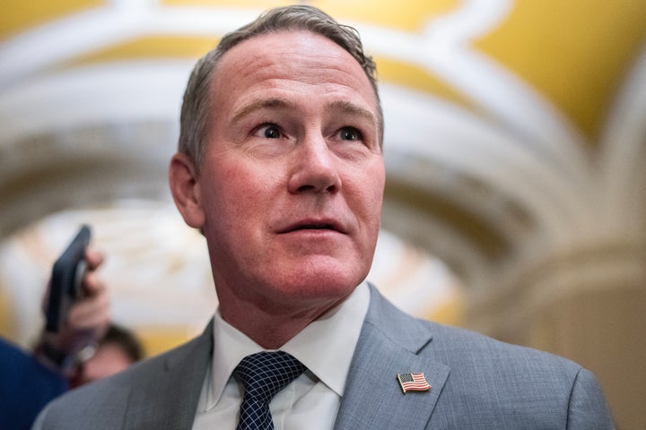 Sen. Jon Husted (R-Ohio) pictured in Washington D.C. on Sep. 29. The incumbent is currently locked in a tight race against former Democratic Sen. Sherrod Brown.