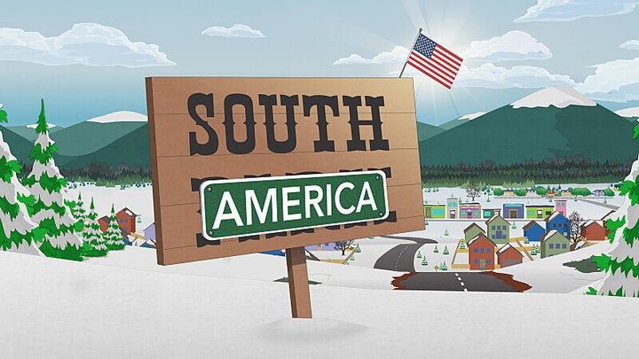 The latest season of “South Park” has been retitled “South America,” a sarcastic nod to Trump’s recent decree renaming Lake Ontario “Lake America.”