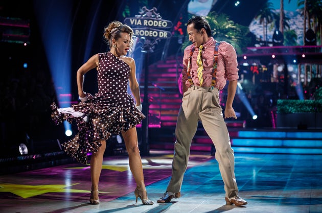 Jaime Winstone and Carlos Gu performed a Pretty-Woman inspired dance during this year's Movie Week special