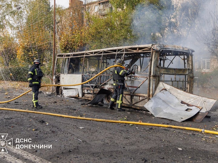 Russian Bus Strike Kills 30 in Kramatorsk as Kyiv Blackouts Intensify