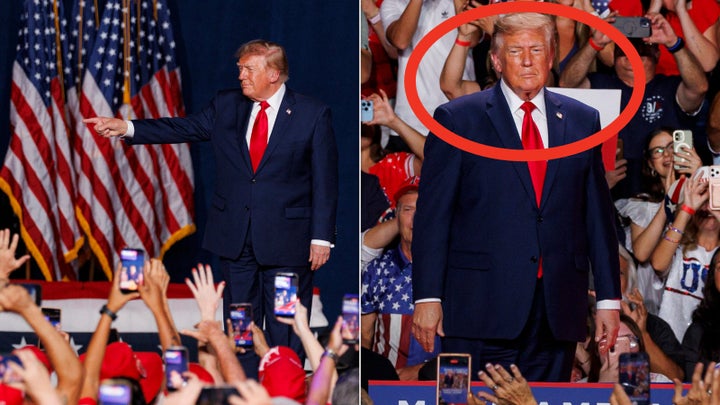 Experts Decode Trump's Body Language After Protesters Disrupt Paxton Rally 1 At a rally for Ken Paxton in San Antonio, Trump was repeatedly disrupted by protesters.