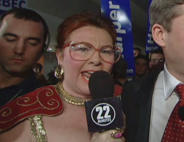 Mary Walsh in character as Marg Delahunty on This Hour Has 22 Minutes