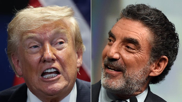 President Donald Trump and Chuck Lorre.
