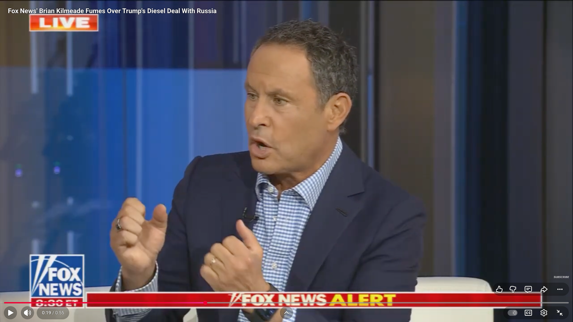 Fox News host attacks Trump's Russian diesel purchase deal