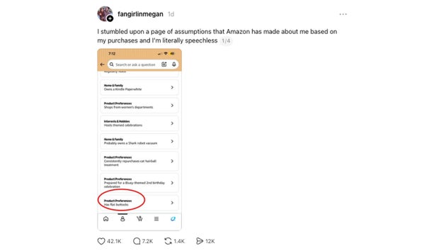 Megan Montgomery's Amazon report