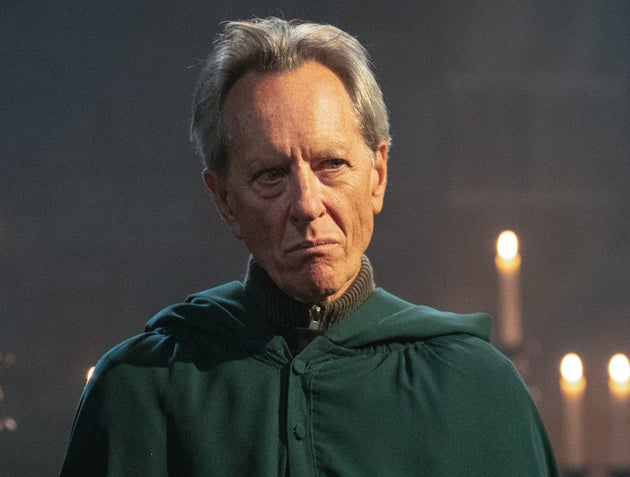 Richard E Grant pictured during his brief stint on The Celebrity Traitors