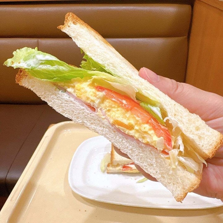 ドトールコーヒーショップ「モーニング・セットA ハムタマゴサラダ」