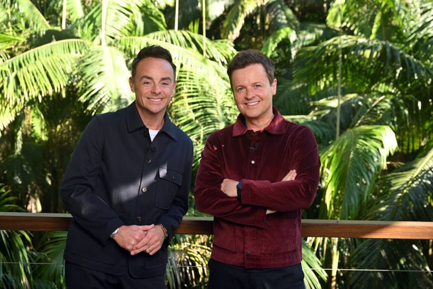 Ant and Dec in the I'm A Celebrity jungle last year