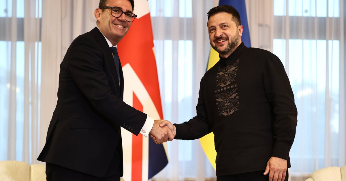 Andy Burnham pledges increased UK support for Ukraine as Zelenskyy visits London