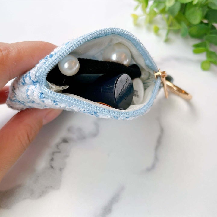 DAISO(ダイソー)「ハート型ポーチ」