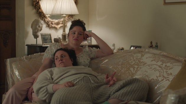 Megan Stalter and Lena Dunham in Too Much