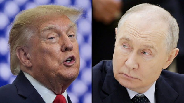 Donald Trump and Vladimir Putin