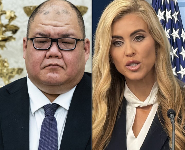 The White House and Steven Cheung’s spin on Katie Zacharia’s debut press briefing was mocked online.