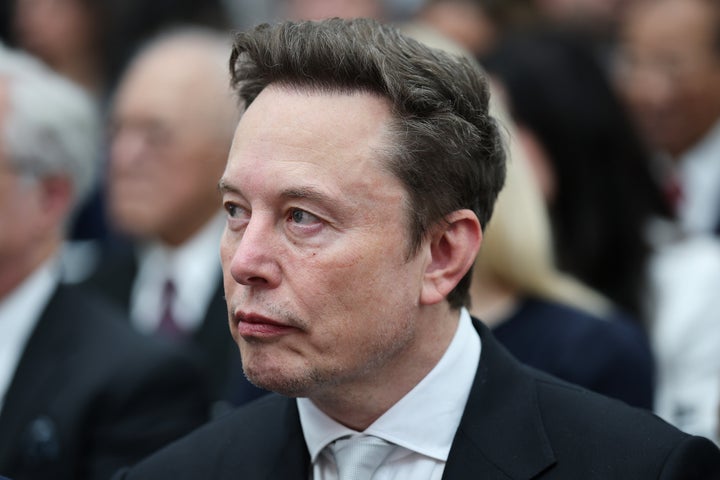 WASHINGTON, DC - OCTOBER 08: Tesla and SpaceX CEO Elon Musk attends the Golden Age of American Innovation Summit at the Institute of Peace on October 08, 2026 in Washington, DC. (Photo by Win McNamee/Getty Images)