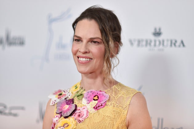 Hilary Swank pictured in May 2025