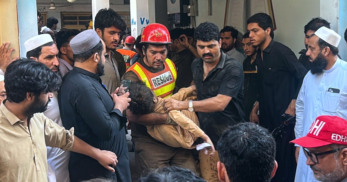 School Roof Collapse In Pakistan Kills At Least 35 And Injures More Than 50