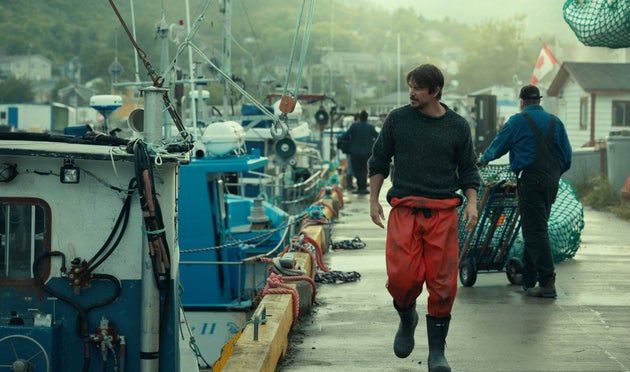 Josh Hartnett on the set of Below