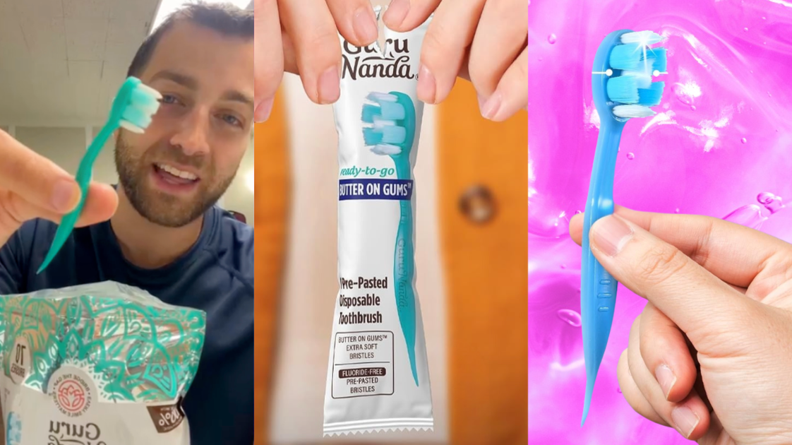 These No-Rinse, No-Spit Toothbrushes Are 'Great For Travel ...